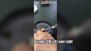 Parklarda ve Yollarda Kullanılan Döküm Alüminyum Muhafazalı 12W Led Çim Işığı.