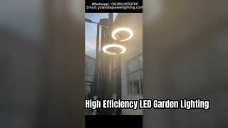 Sokaklarda Kullanılan 160lm / w ile 30W-60W IP66 IK10 Çift Kafa Led Bahçe Lambası.