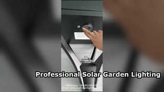 Sokaklarda Kullanılan 5 Yıl Garantili 50W Güneş Enerjili Bahçe Lambası Yeni Tasarım IP66.