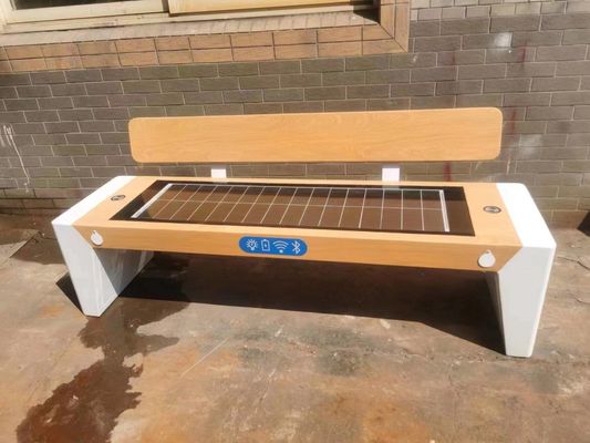 satın al Modern Şehir Mobilyaları Park, deniz kenarı ve topluluk için LED lambaları ile akıllı güneş panosu online manufacture