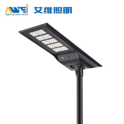 60W Entegre Güneş LED Sokak Işığı Toplu Alanlar İçin 18V 100W Monokristalin Silikon Paneli