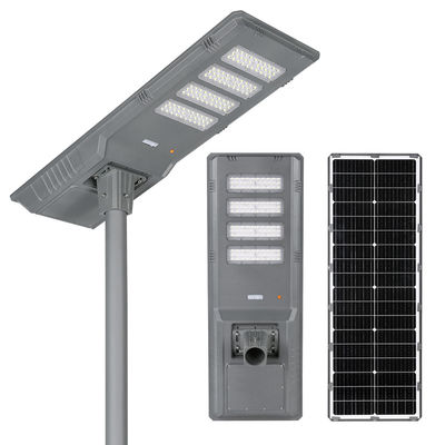 60W 90W 120W Güneş LED Entegre Sokak Işığı Altın IP66 IK08 Hareket Algılayıcısı Toplu Yerler ve Sokaklar İçin