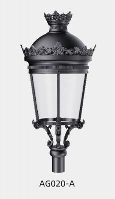 IP66 Avlu Lambası Döküm Alüminyum 40W-100W Klasik Tasarım LED Taç Lambaları Ana Caddeler İçin