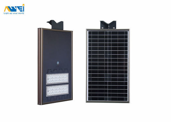 IP67 All In One Solar LED Sokak Işığı 30W Lityum Pil 12V 15AH AW-SOST005 Sokak Işığı İçin