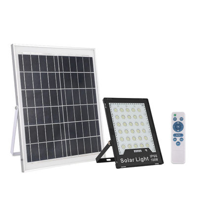 4-6 Saat Şarj Süresi Uzaktan Kumanda 100w-400w Güneş LED Fırtına Işıkları Halk ve Bahçede Kullanılır