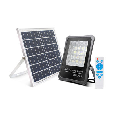 100W Güneş Enerjisi IP65 Güneş LED Dış Su Fırtınası Yüksek Güçlü Uzun ömür Fabrika ve Dış Alanlarda Kullanılır